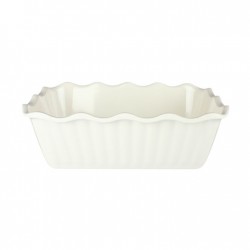 Melawares Ivory 3 Piece 10 inch Melamine Plastic Rectangular Server Set