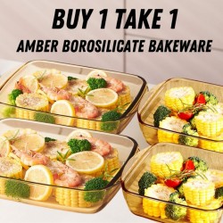 Borosilicate Bakeware Microwave Oven Safe Square Rectangular Vintage Handaan Set For Noche Buena