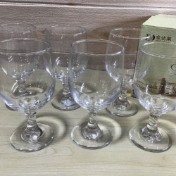 The Royale Chef set of 6 pcs water goblet glassware stemware 11 oz capacity #3711